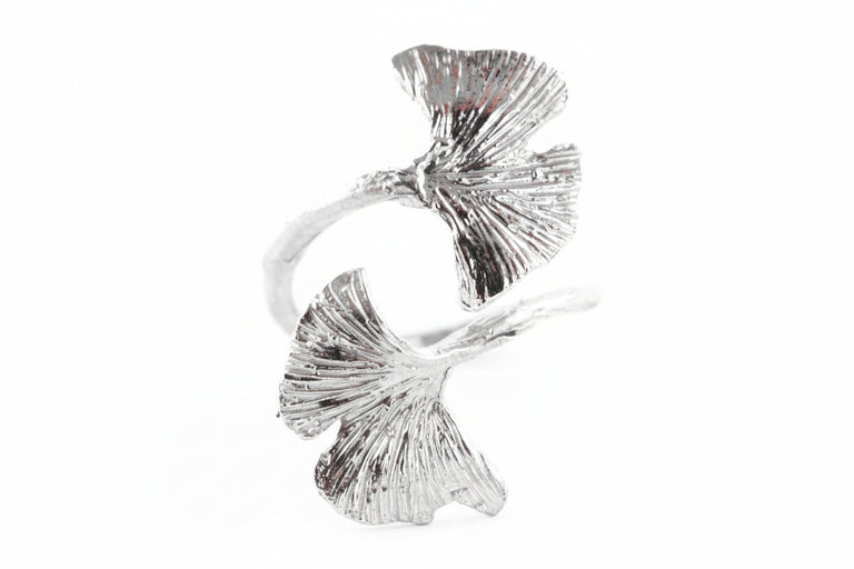 Anello Biloba Foglie