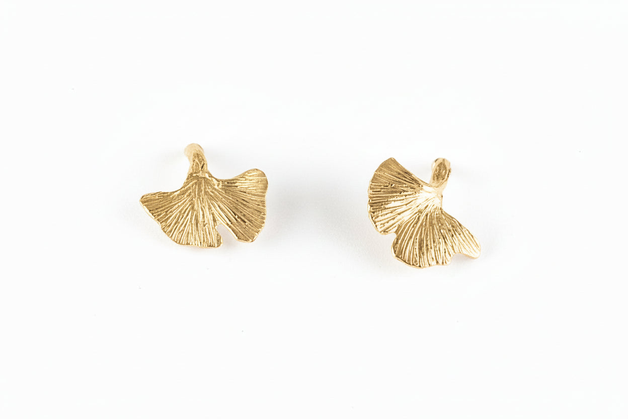 Orecchini Ginkgo Bud Foglie