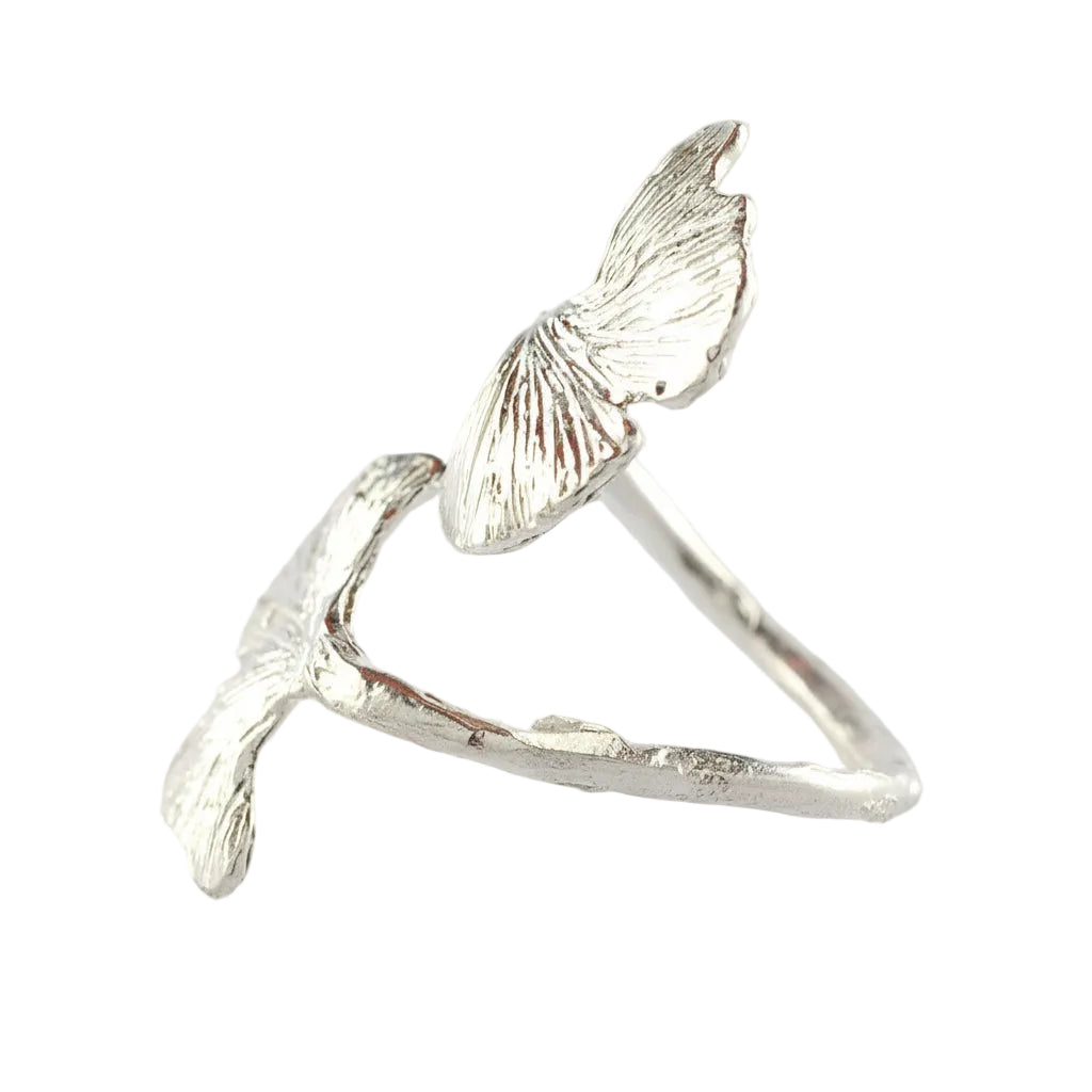 Anello Biloba Foglie