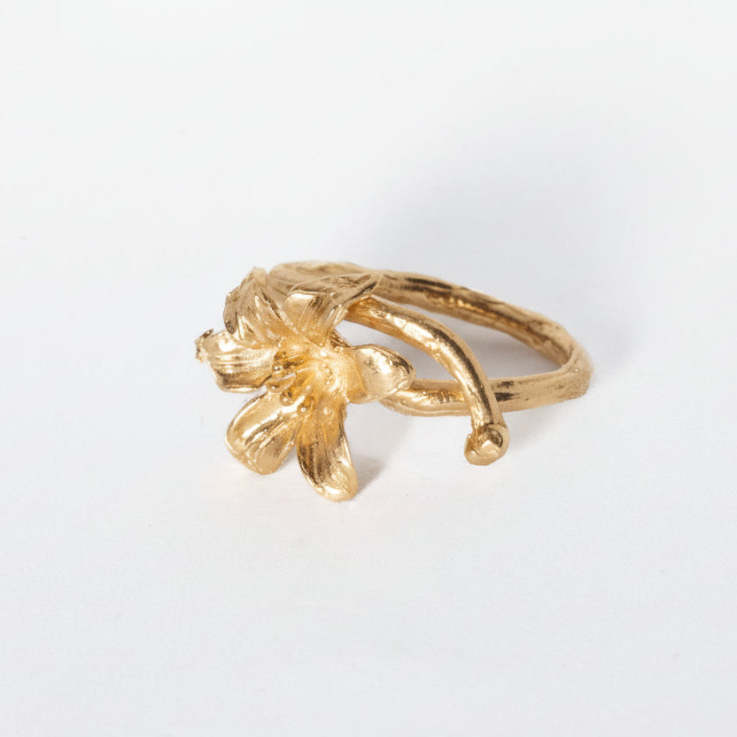 Anello Tuberosa Bud Fiori