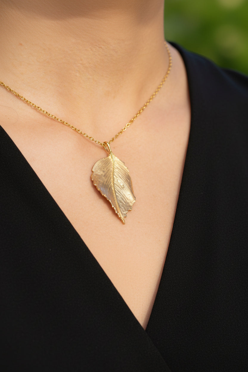 Collana Alloro Foglie